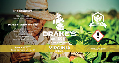 FC Virginia Concentrate Drake's E-Liquid